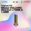 Original E3D Brass Volcano Nozzle 1.75mm x 1.2mm from UK